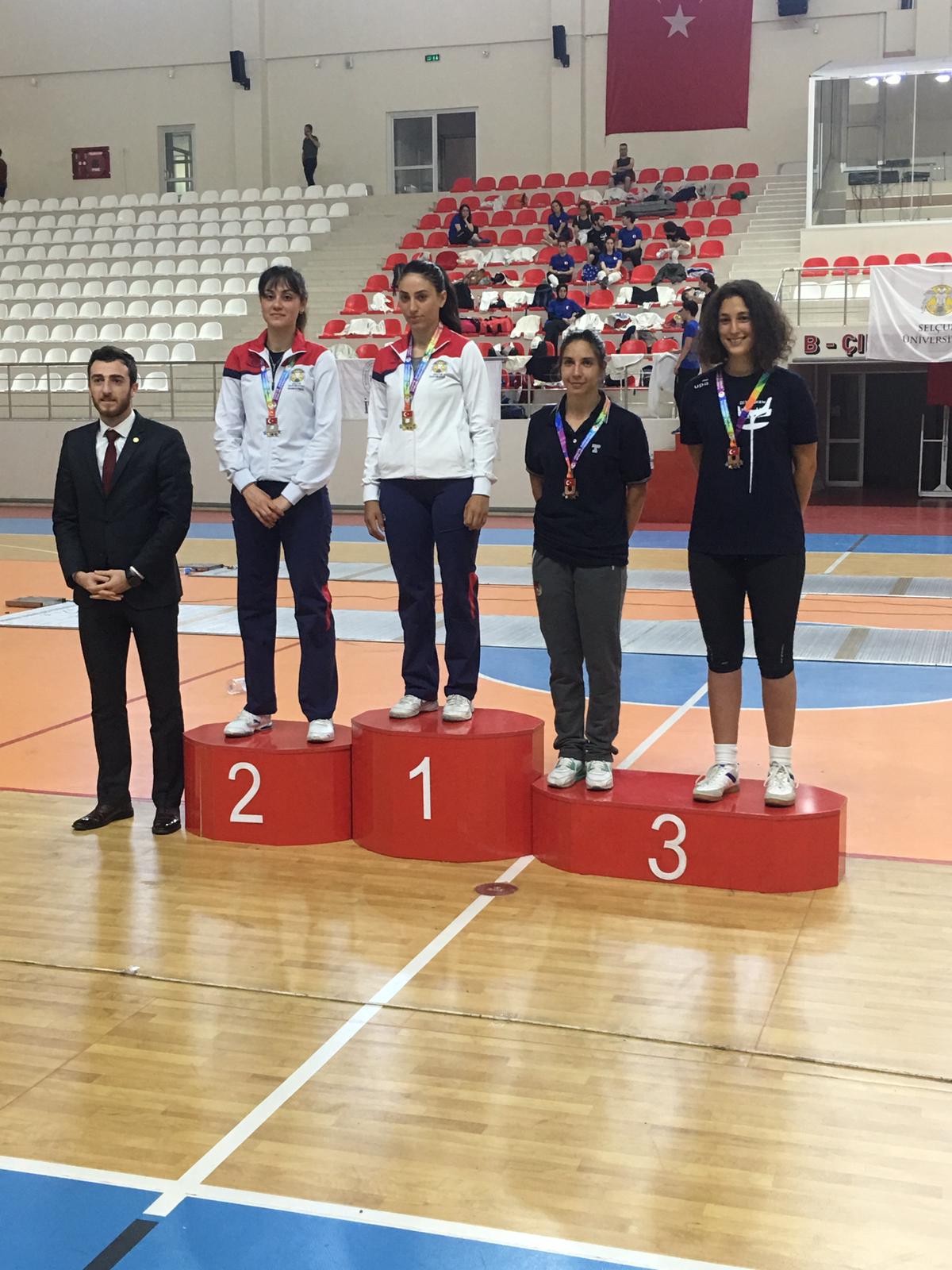 Eskrimde Sporcumuz Beyza Halvacıay Türkiye 2.si Oldu