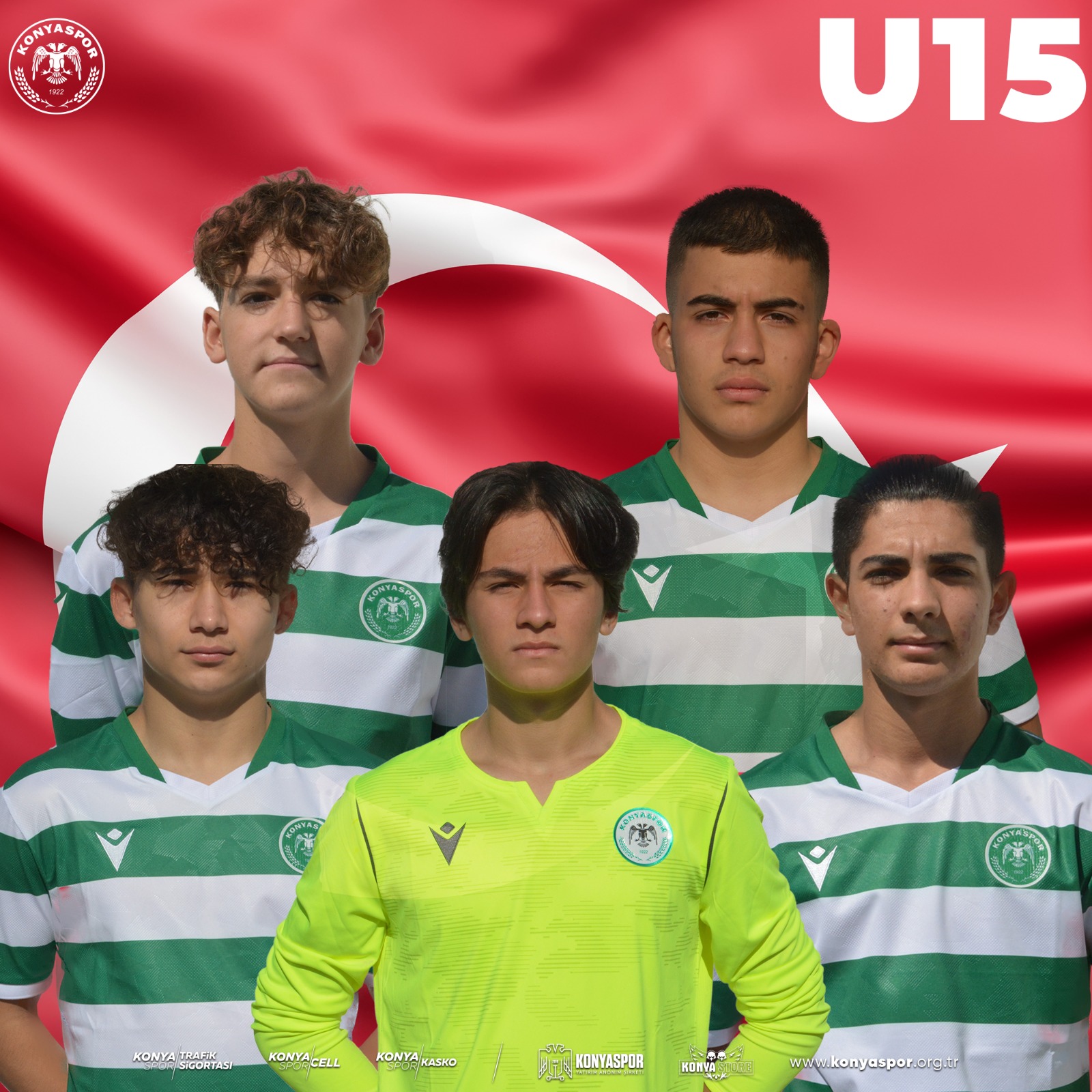 Egemen Aydın, Emrullah Çöğgün, Sabri Gülay, Şahin Alakuş ve Abdullah Kaygısız U15 Milli Takımı aday kadrosuna davet edildi.  