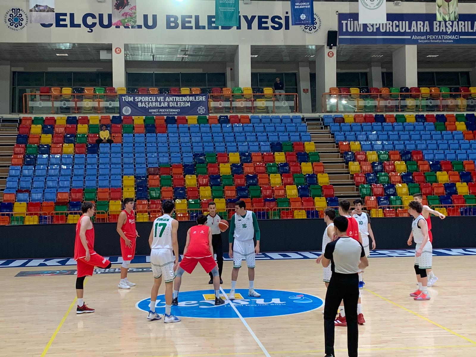 Basketbol U18 Erkek Takımımız U16 Milli Takımı ile hazırlık maçında karşılaştı