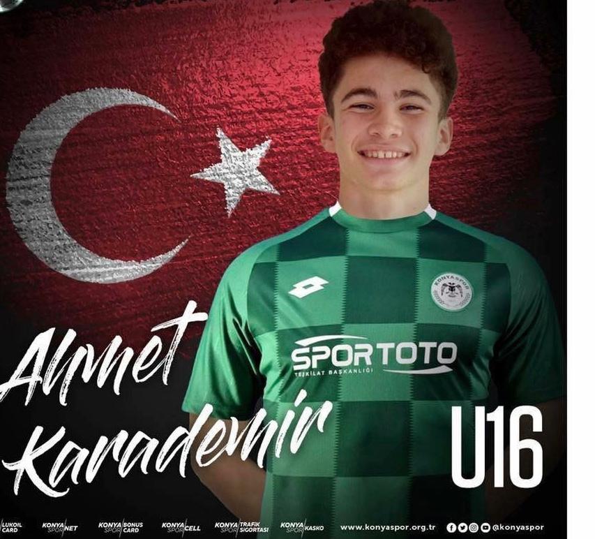 U17 takımı Futbolcumuz Ahmet Karademir Milli takıma davet edildi.