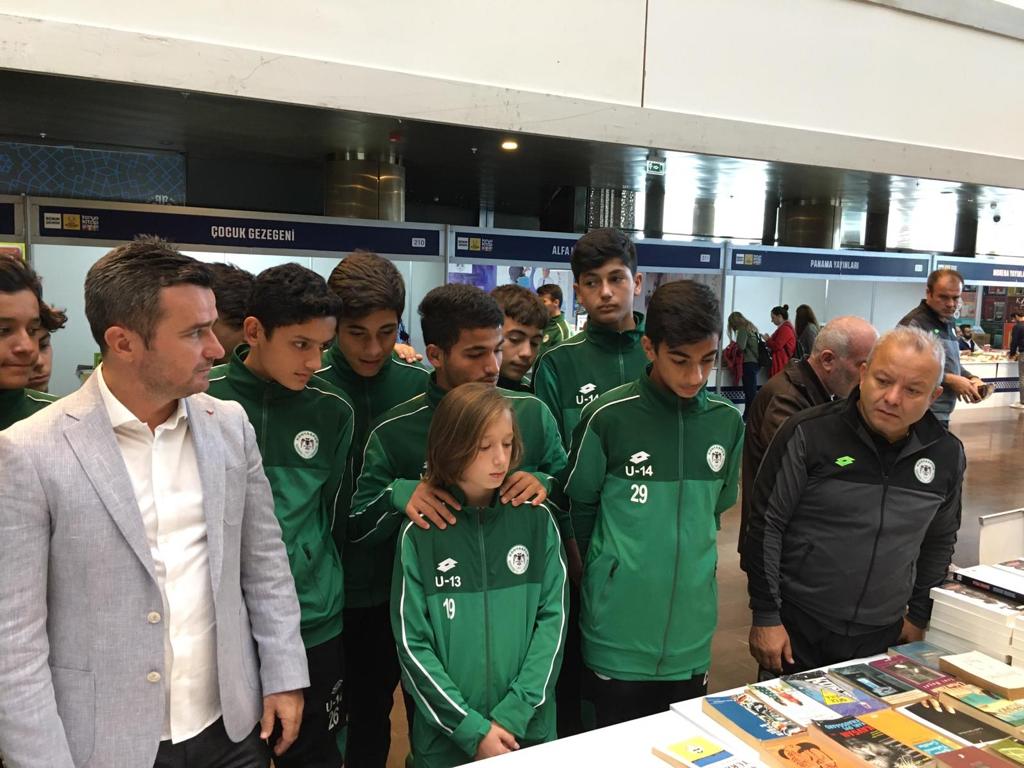 Konyaspor Futbol Akademisi öğrencilerimiz Kitap Fuarına katıldı