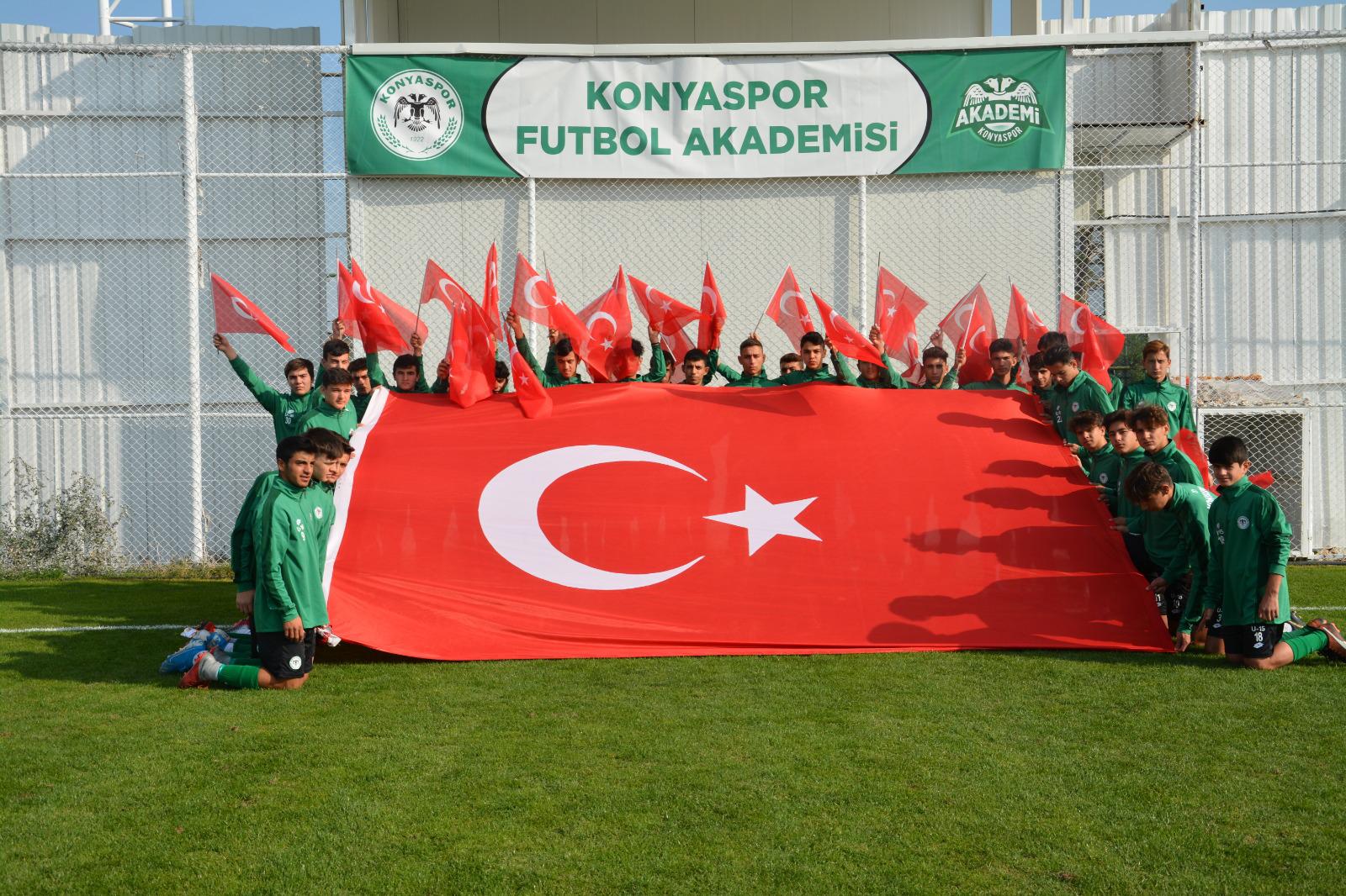 Konyaspor Futbol Akademimizden “geleceğe nefes” kampanyasına destek