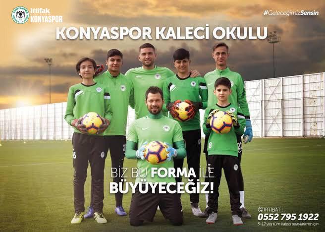 Konyaspor kaleci okulumuz çalışmalarına devam ediyor