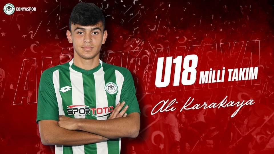 Futbolcumuz Ali Karakaya U18 Milli takımına davet edildi