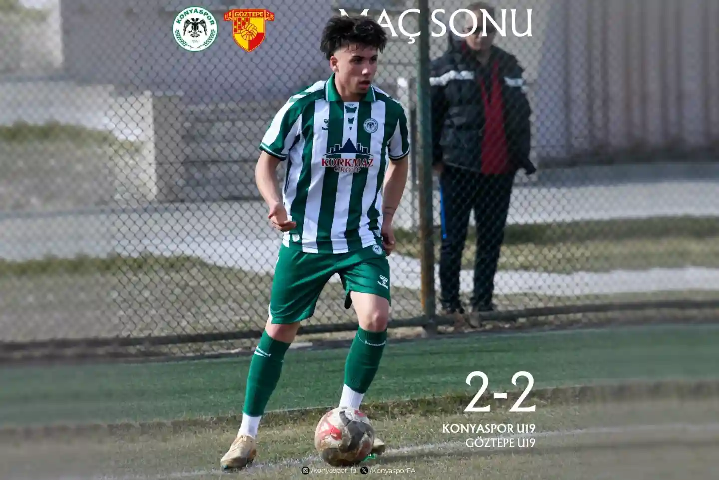 Konyaspor U19 ile Göztepe U19 2-2 Berabere Kaldı