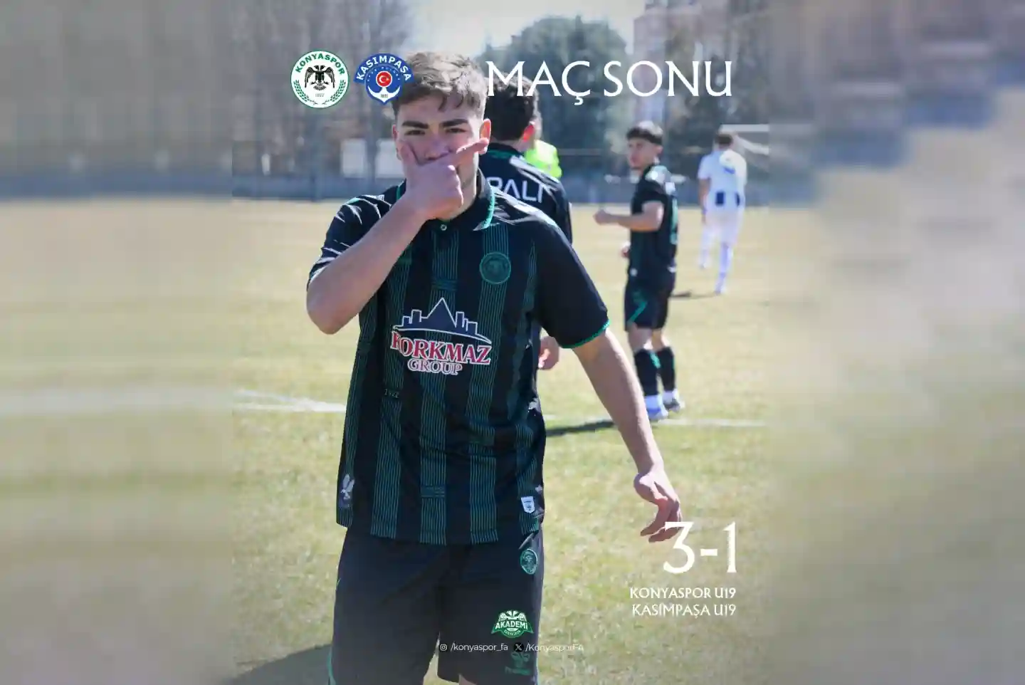 Konyaspor U19’dan Kasımpaşa Karşısında Net Galibiyet