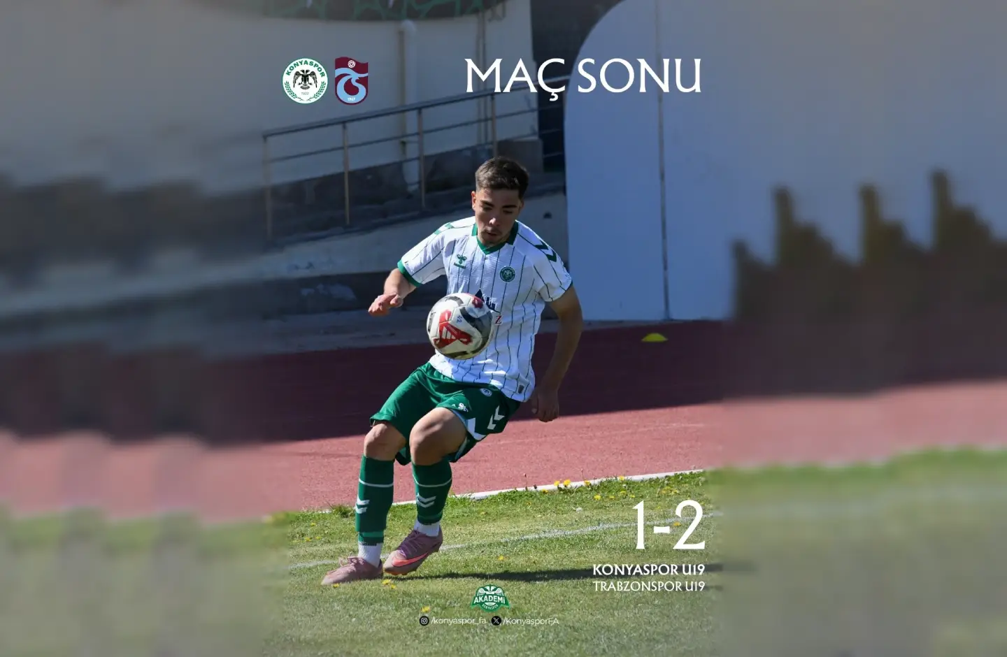 Konyaspor U19 Evinde Trabzonspor’a 2-1 Mağlup Oldu