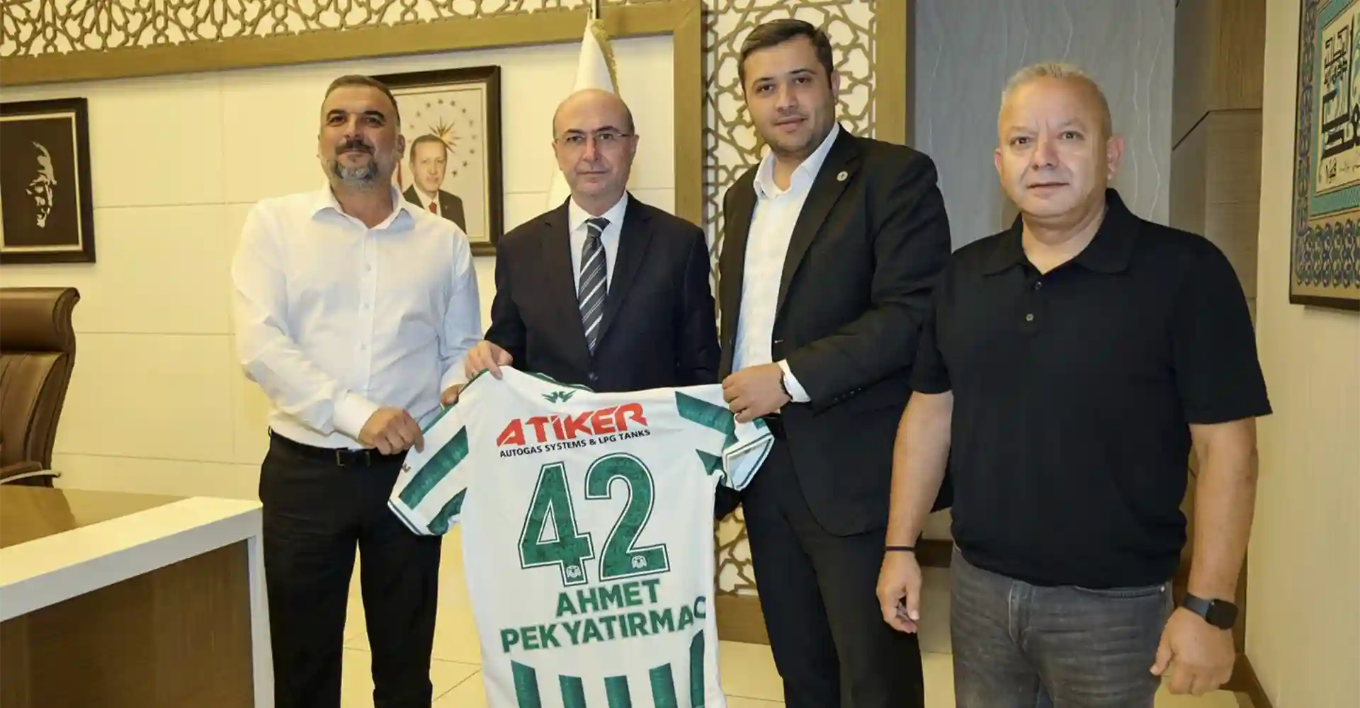 Konyaspor Akademi’den Selçuklu Belediyesi’ne Anlamlı Ziyaret